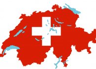 Как выглядит Швейцария на карте мира