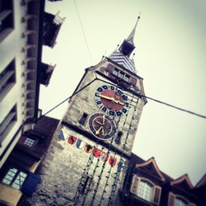 Часовая башня на Kolinplatz_