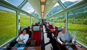 поезда в Швейцарии внутри